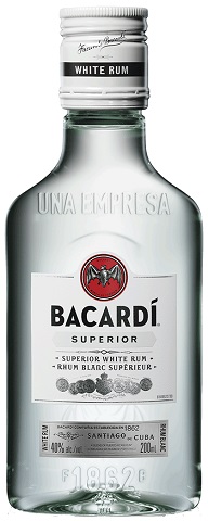 bacardi superior white rum 200 ml single bottle high river liquor delivery