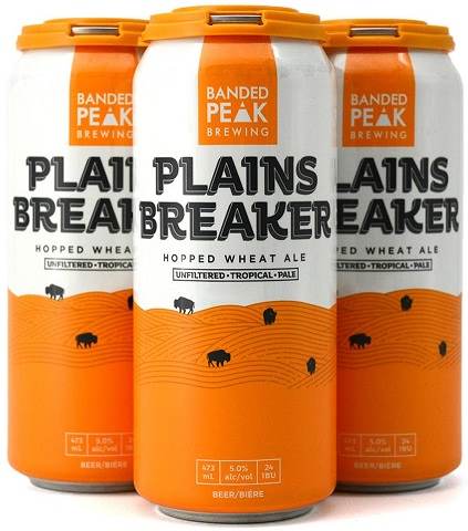 banded peak plainsbreaker 473 ml - 4 cans high river liquor delivery