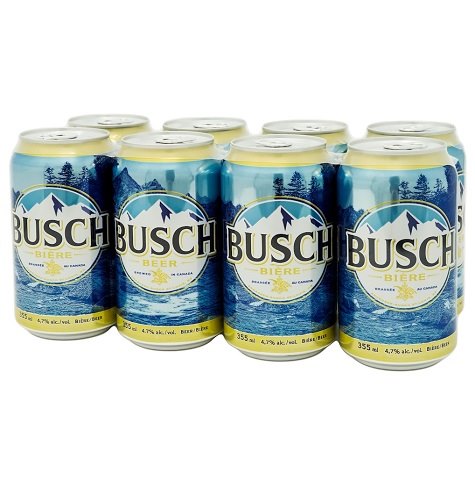 busch 355 ml - 8 cans high river liquor delivery