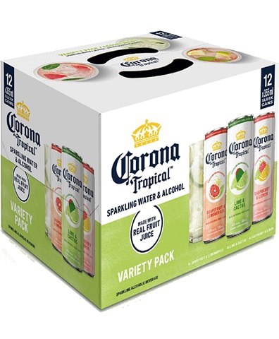 corona tropical variety 355 ml - 12 cans high river liquor delivery