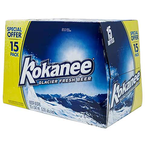 kokanee 341 ml - 15 bottles high river liquor delivery