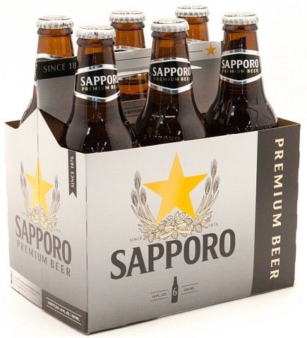 sapporo 355 ml - 6 bottles high river liquor delivery