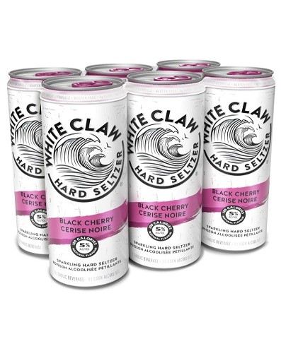 white claw black cherry 355 ml - 6 cans high river liquor delivery